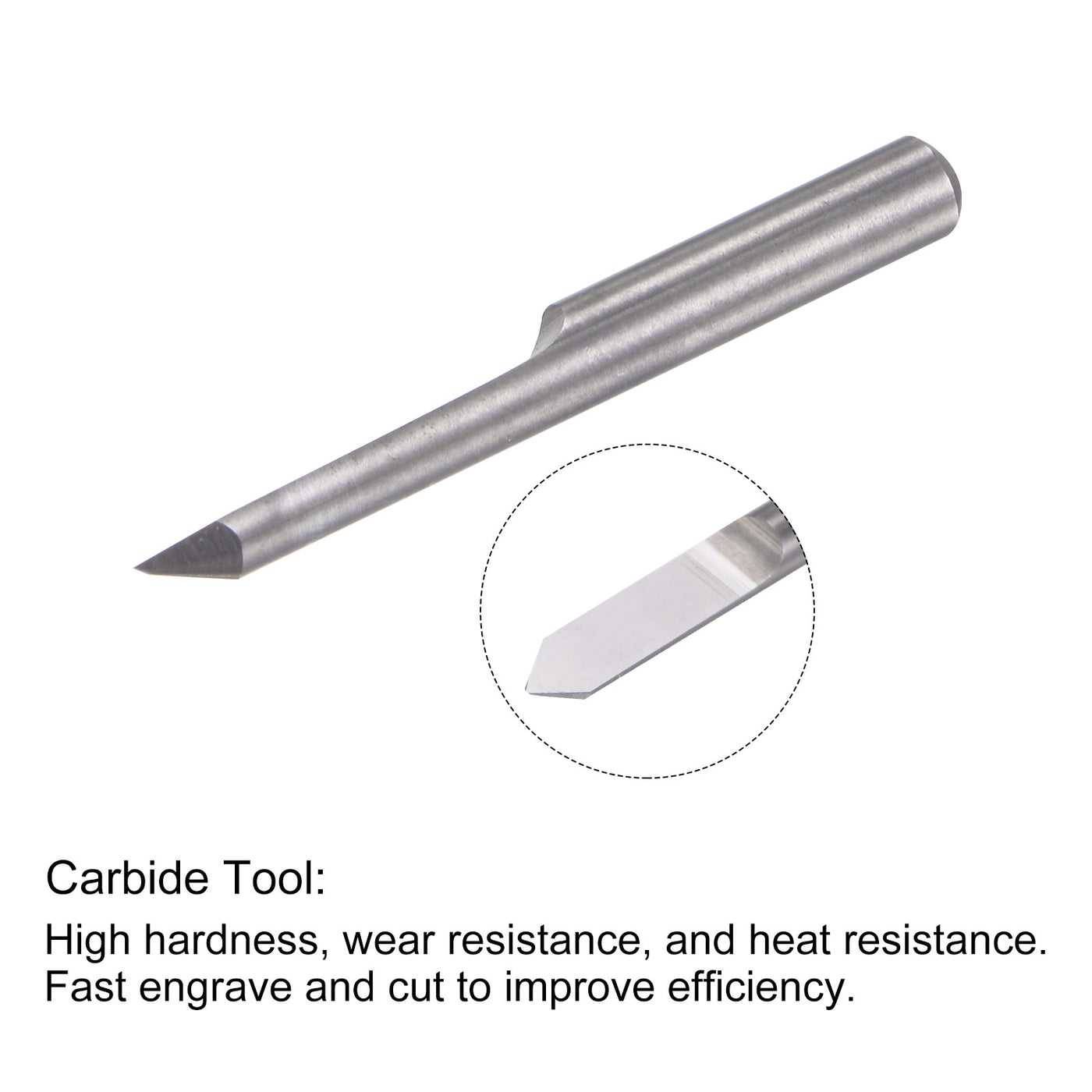 Harfington Solid Carbide Wood Engraving CNC Router Bit Cutting Milling Tool