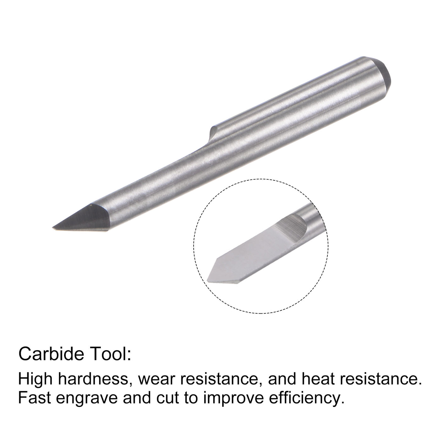 Harfington Solid Carbide Wood Engraving CNC Router Bit Cutting Milling Tool