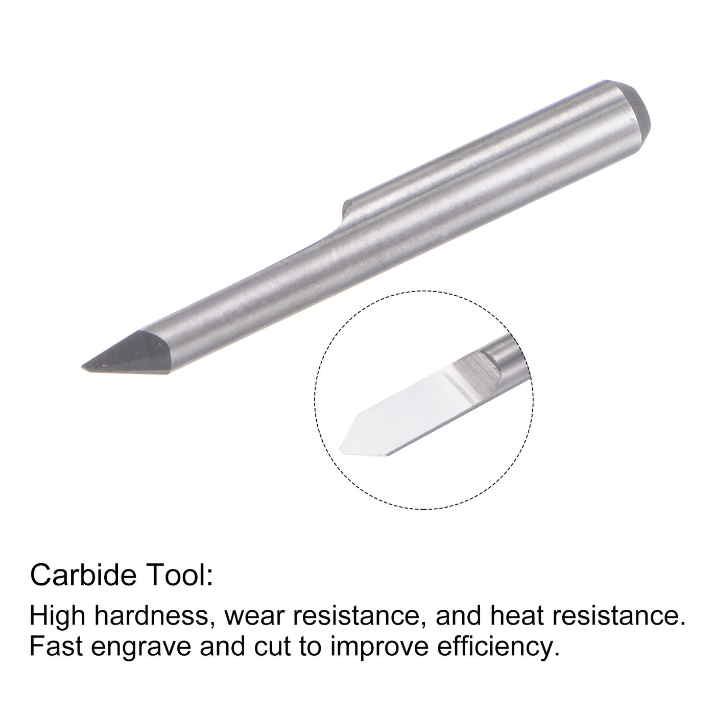 Harfington Solid Carbide Wood Engraving CNC Router Bit Cutting Milling Tool