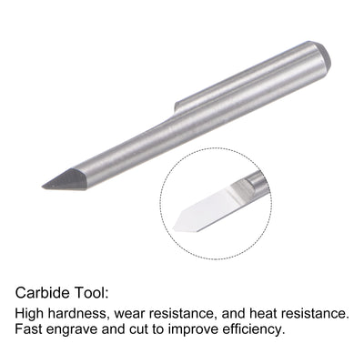 Harfington Solid Carbide Wood Engraving CNC Router Bit Cutting Milling Tool