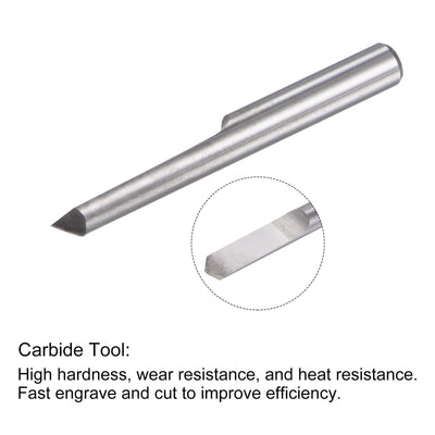 Harfington Solid Carbide Wood PVC Engraving CNC Router Bit Carving Milling Cutter