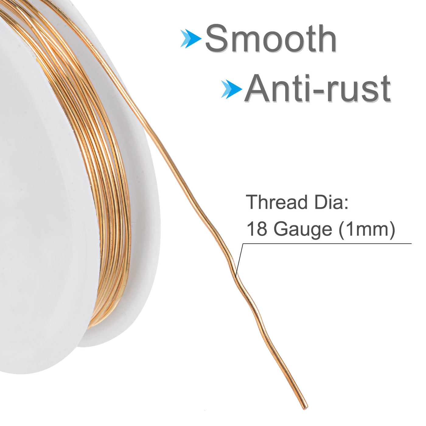 Harfington Copper Wire Resistant Beading Wires