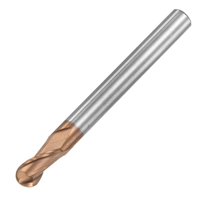 Harfington Carbide Flute Ball Nose End Mill Milling Cutter