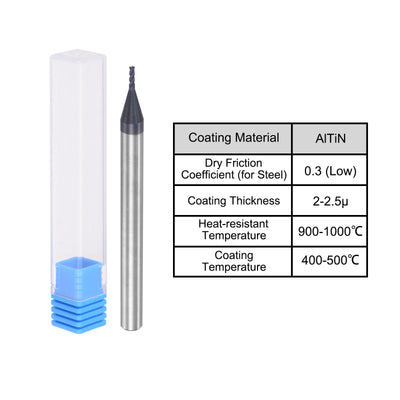Harfington Carbide  Flute Square End Mill Milling Cutter