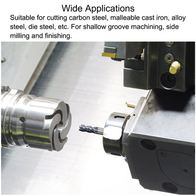 Harfington Carbide  Flute Square End Mill Milling Cutter