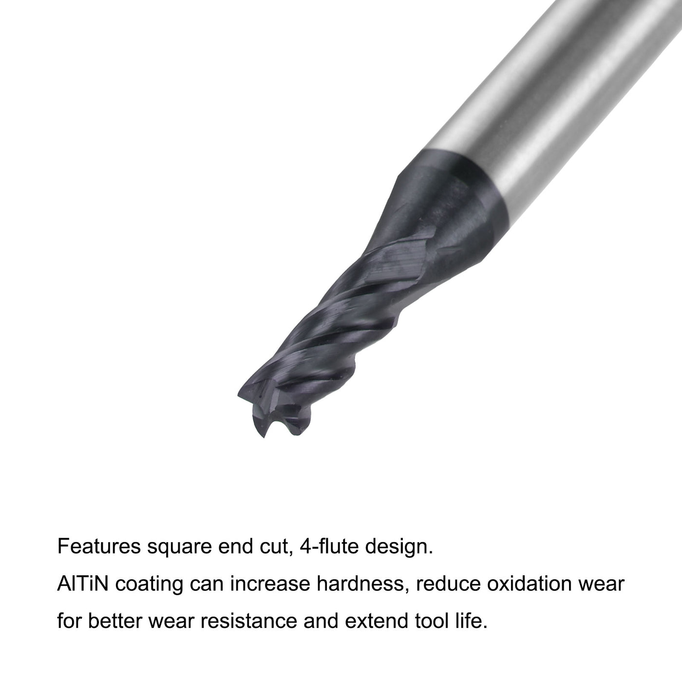 Harfington Carbide  Flute Square End Mill Milling Cutter