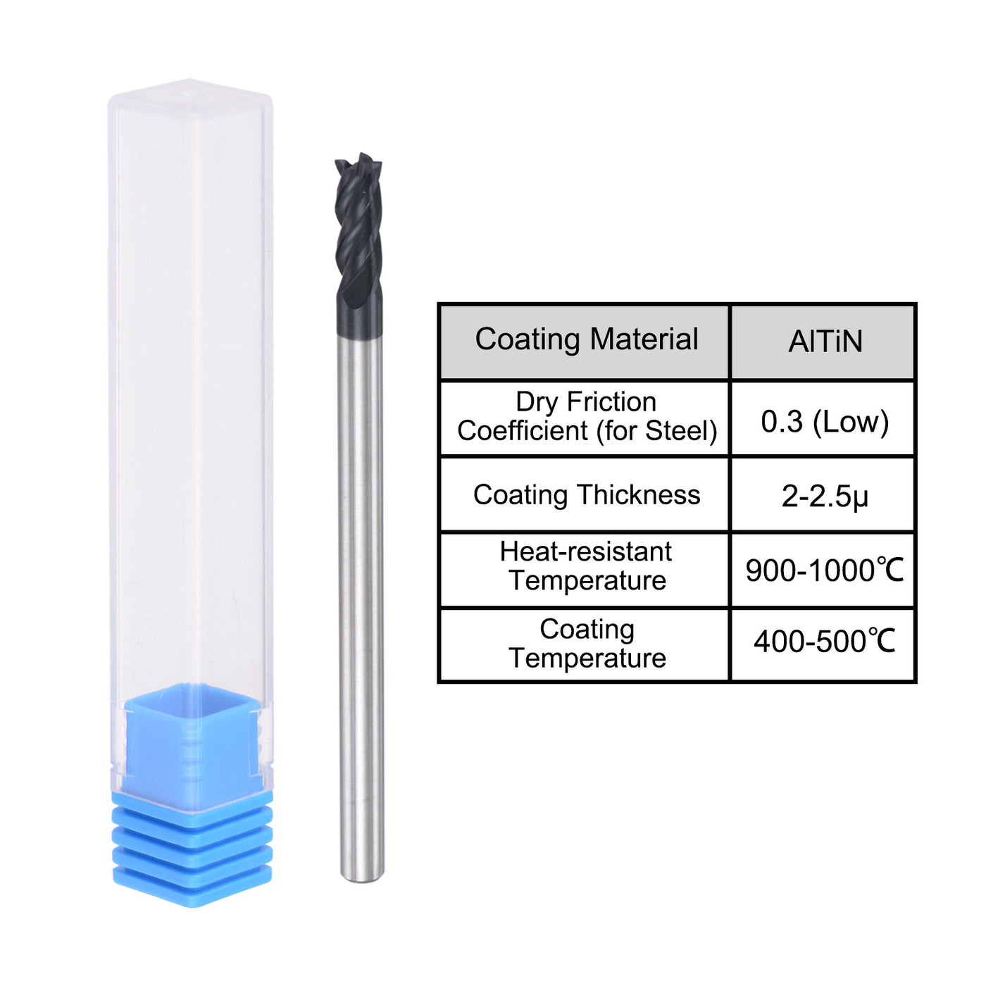 Harfington Carbide  Flute Square End Mill Milling Cutter