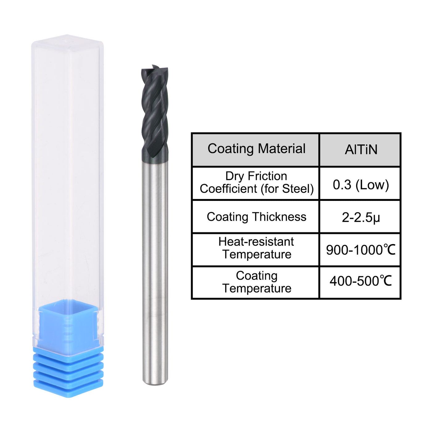 Harfington Carbide  Flute Square End Mill Milling Cutter
