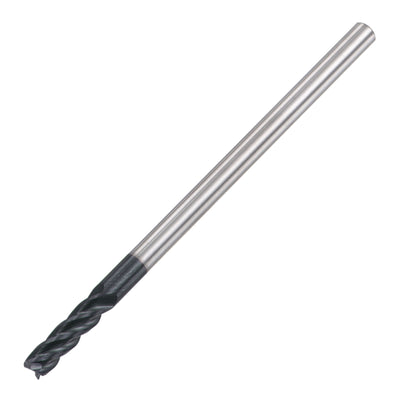 Harfington Carbide  Flute Square End Mill Milling Cutter Cutting Tool