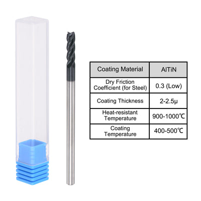 Harfington Carbide  Flute Square End Mill Milling Cutter