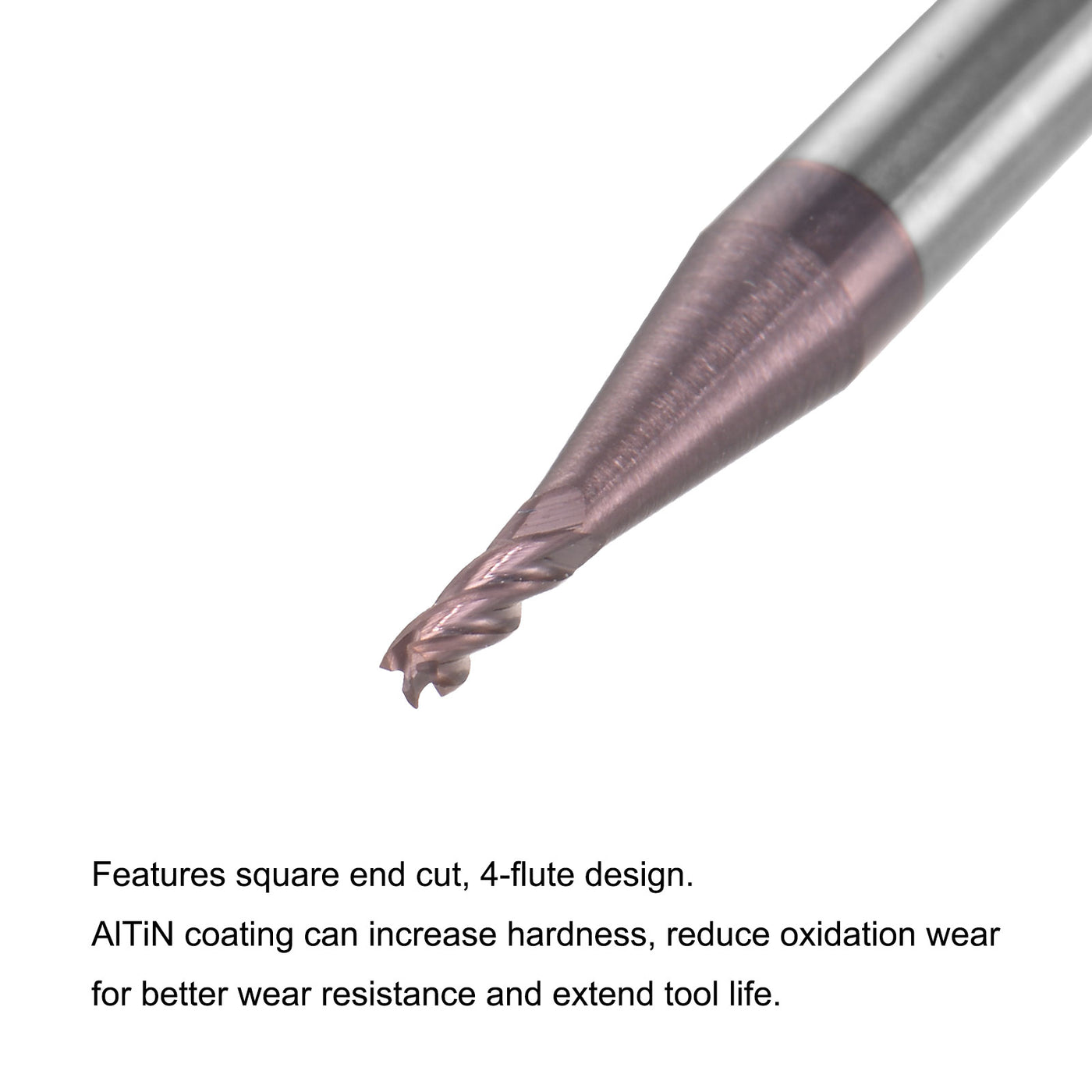 Harfington Carbide Square End Mill Milling Cutting Cutter