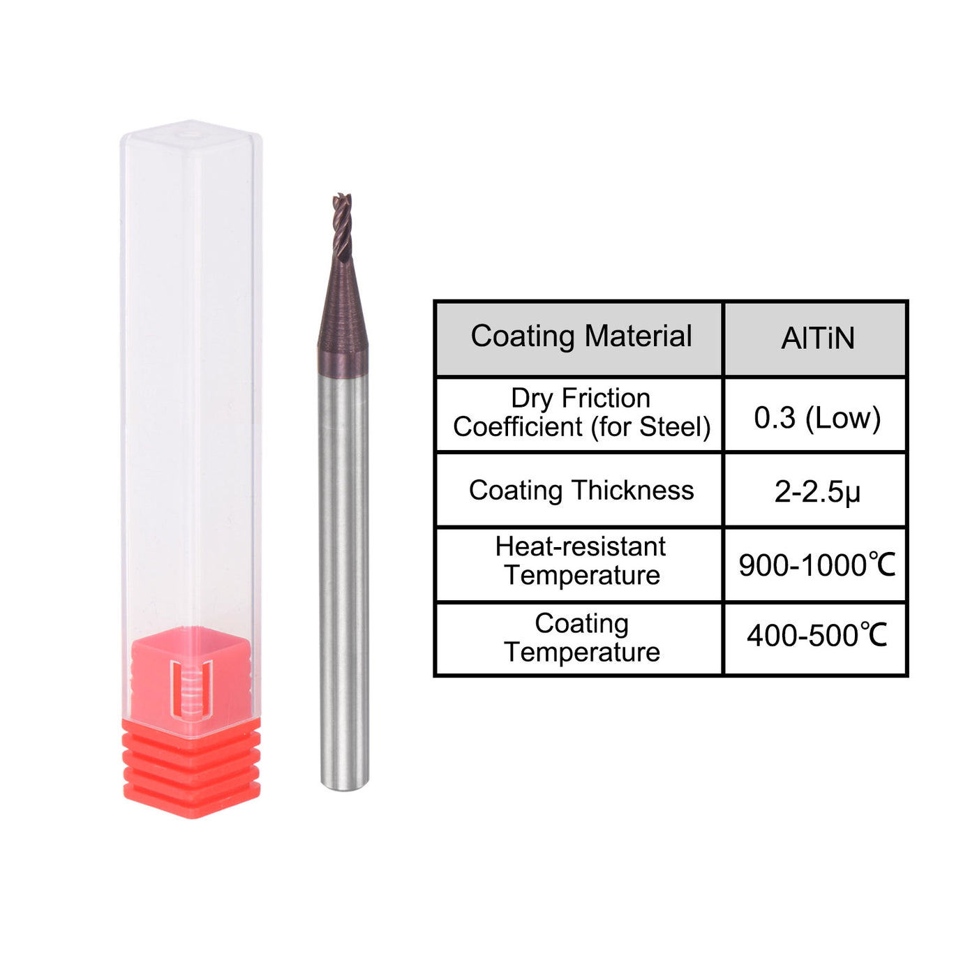 Harfington Carbide Square End Mill Milling Cutting Cutter