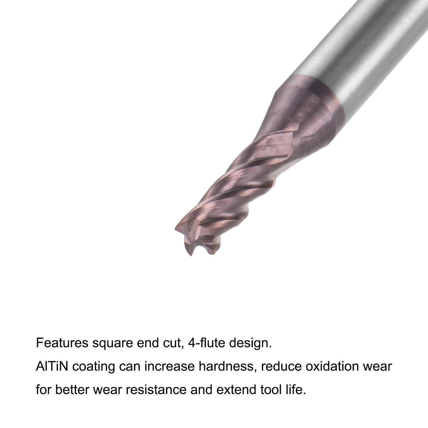 Harfington Carbide Square End Mill Milling Cutting Cutter