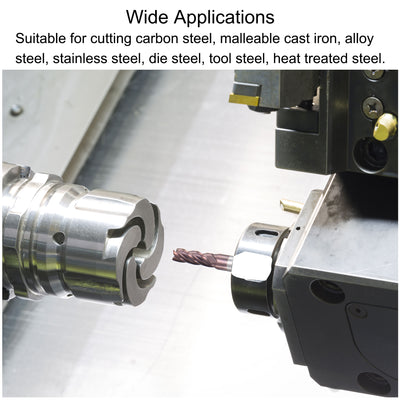 Harfington Carbide Square End Mill Milling Cutting Cutter