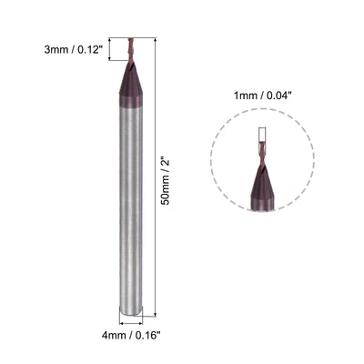 Harfington Carbide Coated Flute Square End Mill
