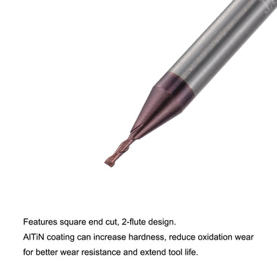 Harfington Carbide Coated Flute Square End Mill