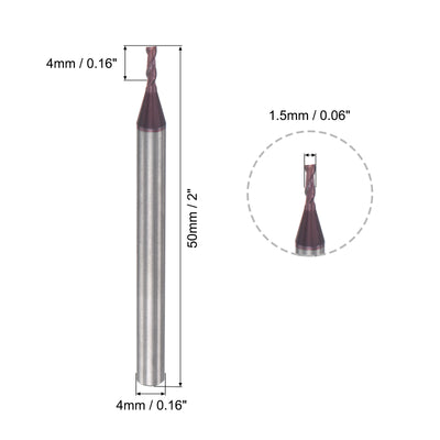 Harfington Carbide Coated Flute Square End Mill