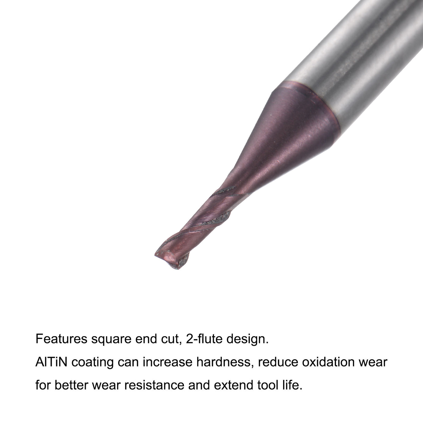 Harfington Carbide Coated Flute Square End Mill