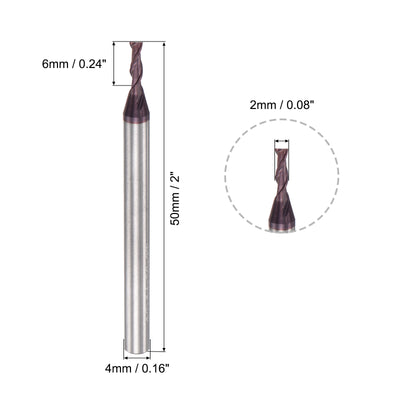 Harfington Carbide Coated Flute Square End Mill