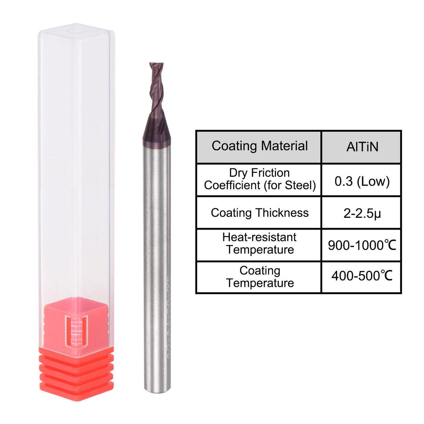 Harfington Carbide Coated Flute Square End Mill