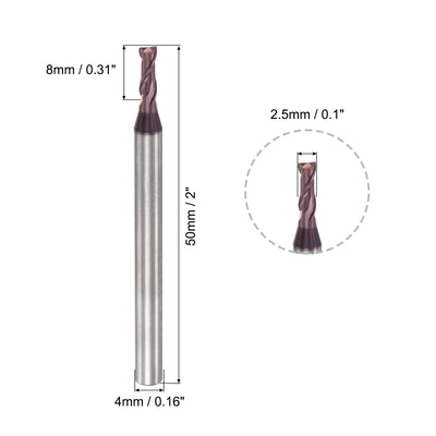 Harfington Carbide Coated Flute Square End Mill