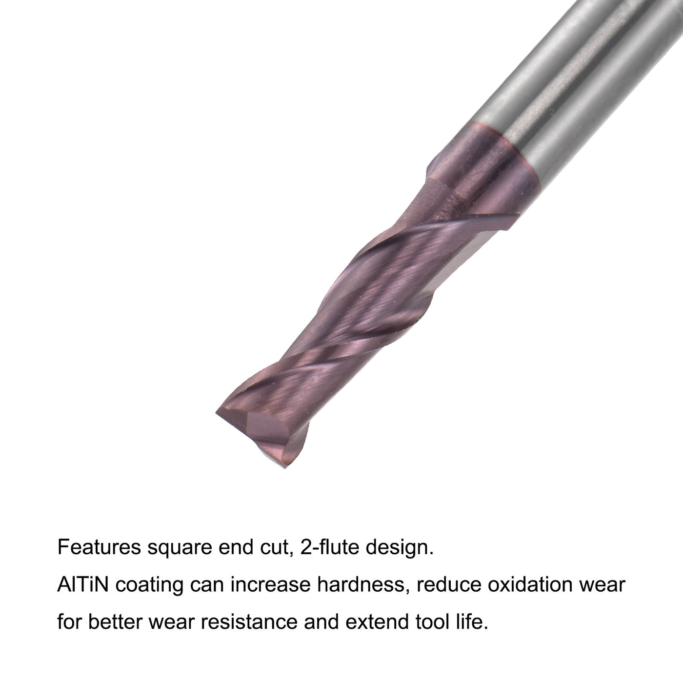 Harfington Carbide Coated Flute Square End Mill
