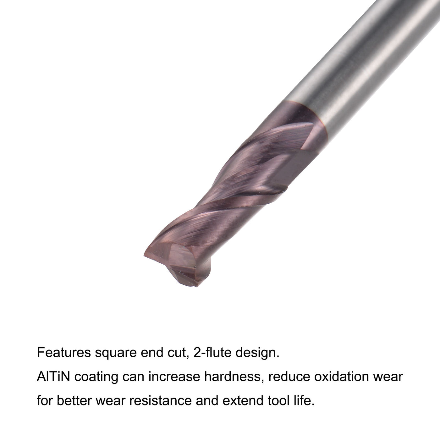 Harfington Carbide Coated Flute Square End Mill