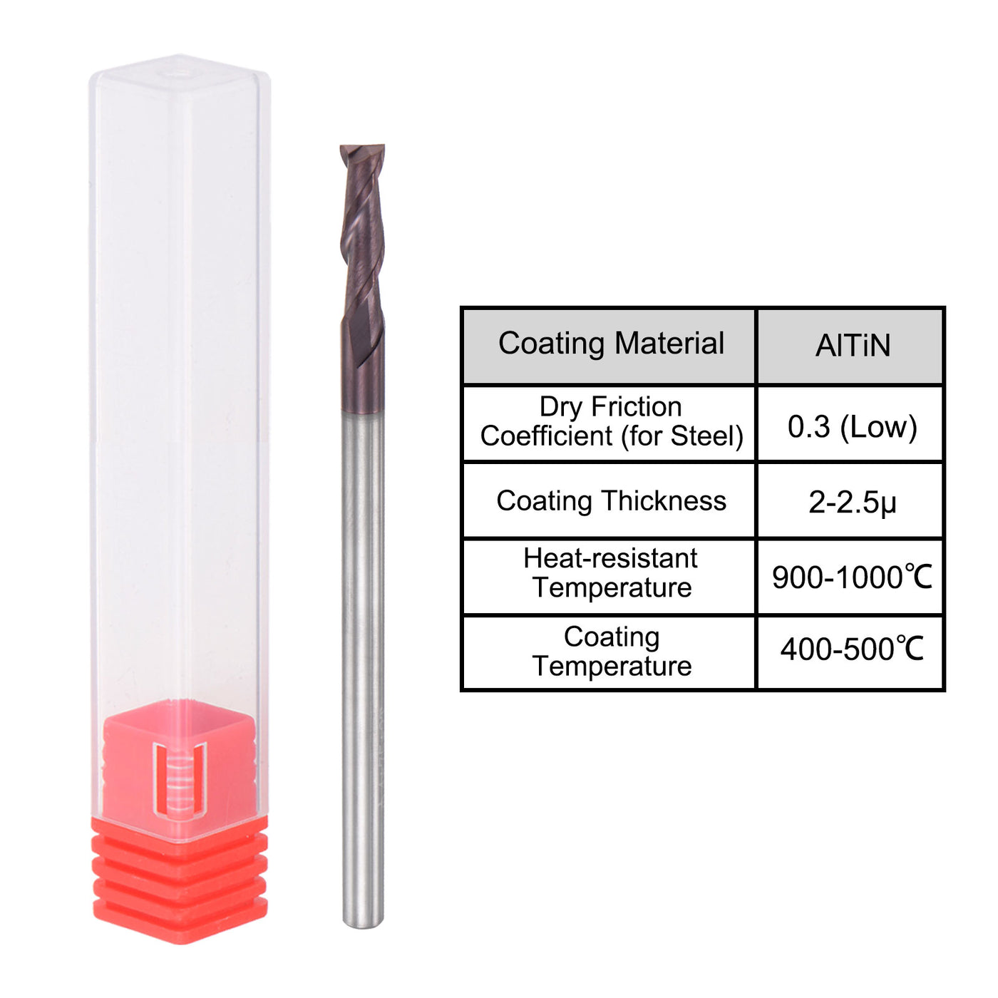 Harfington Carbide Coated Flute Square End Mill