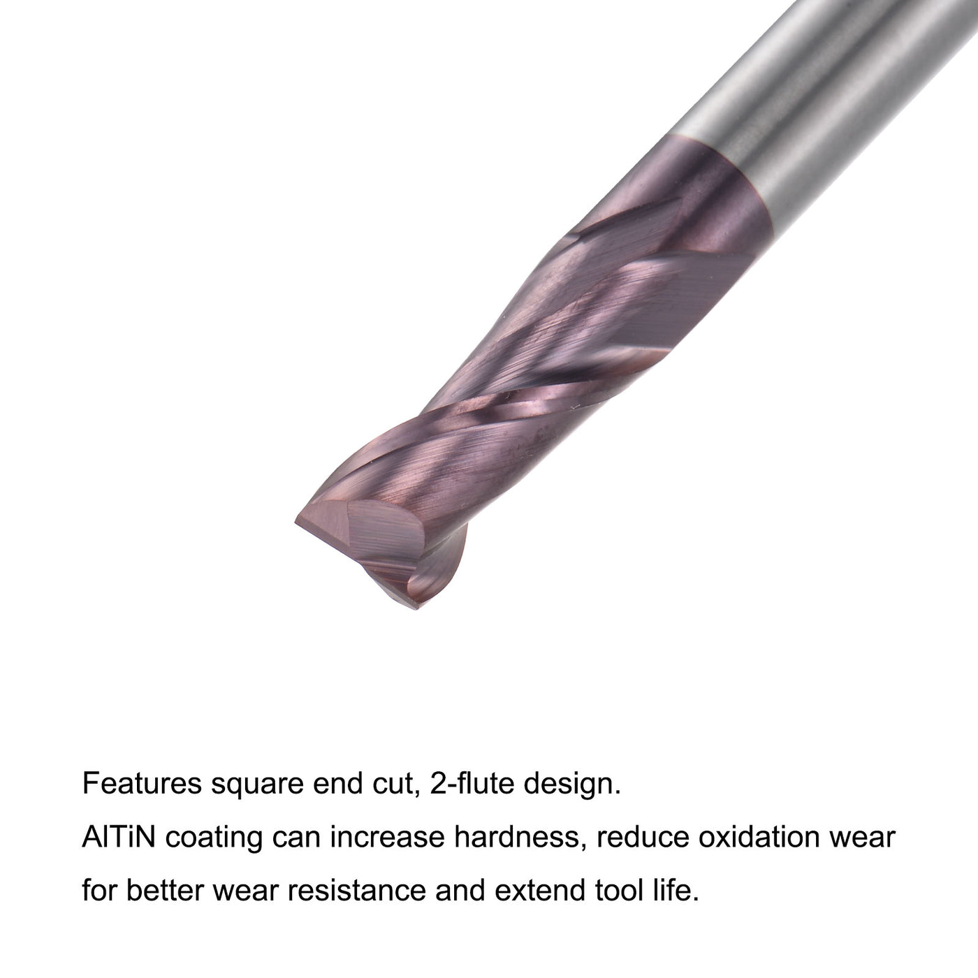 Harfington Carbide Coated Flute Square End Mill