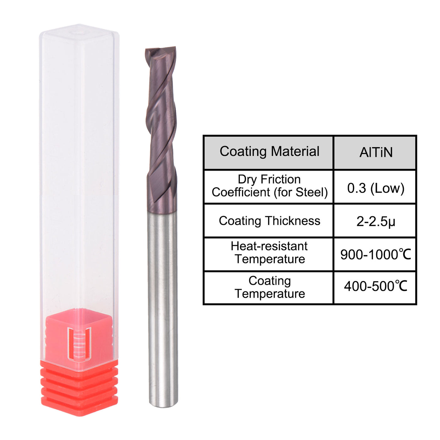 Harfington Carbide Coated Flute Square End Mill