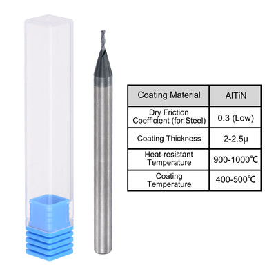 Harfington Carbide Coated Square End Mill Cutting