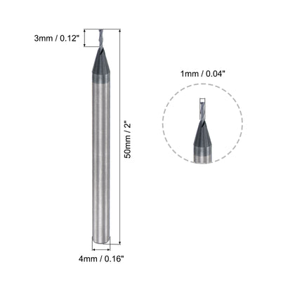 Harfington Carbide Coated Square End Mill Cutting Milling