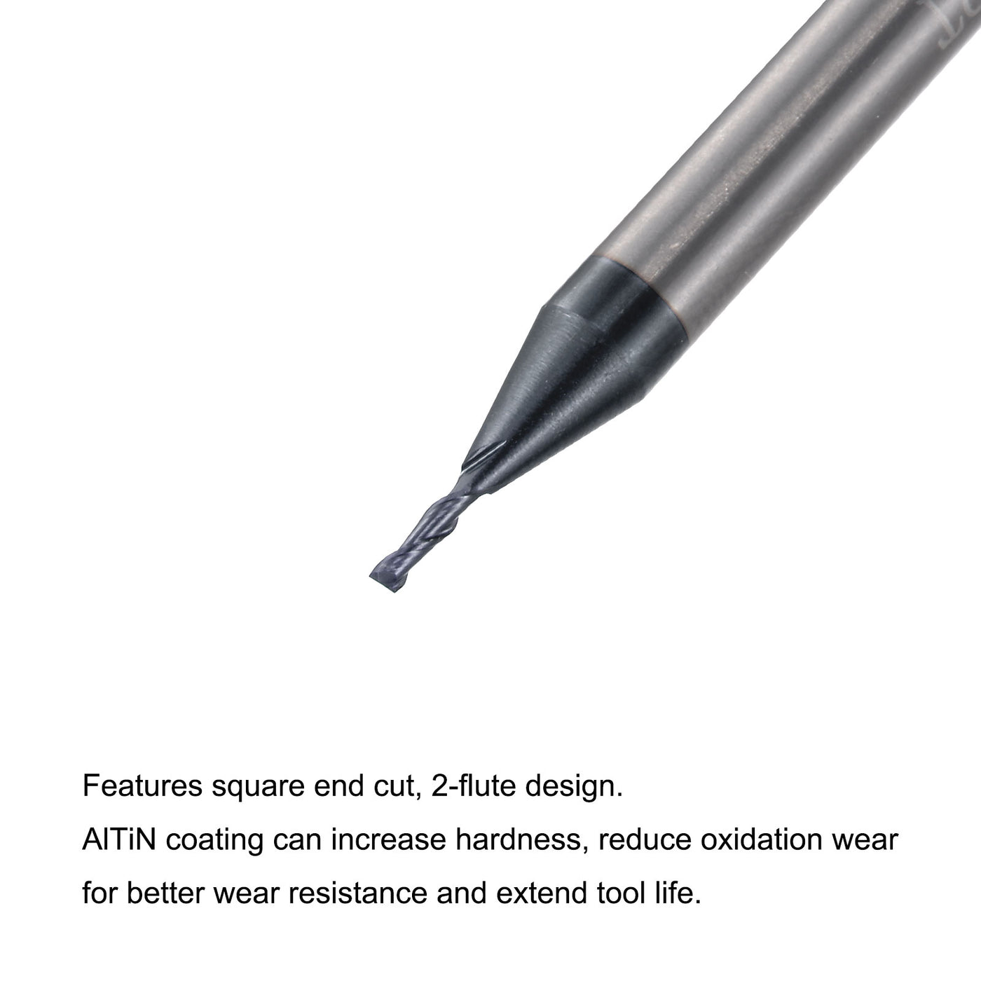 Harfington Carbide Coated Square End Mill Cutting Milling