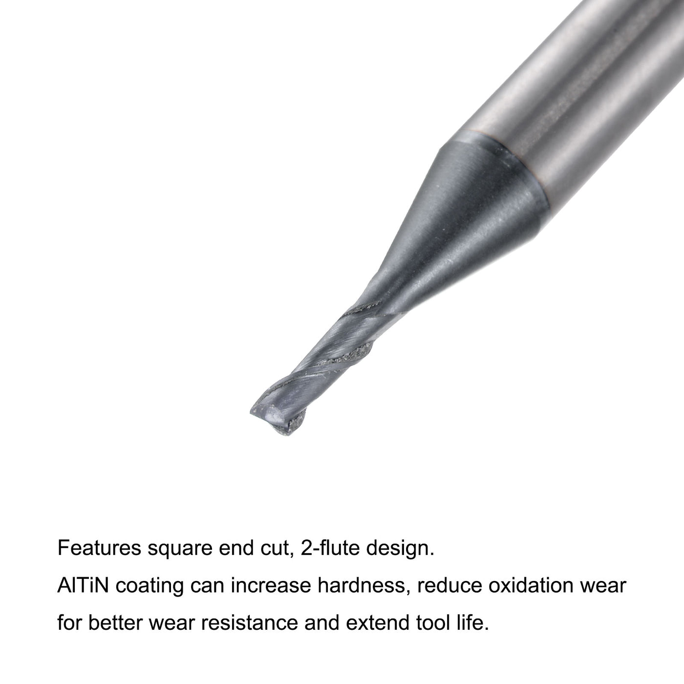 Harfington Carbide Coated Square End Mill Cutting