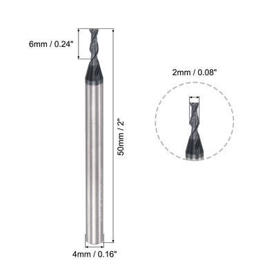 Harfington Carbide Coated Square End Mill Cutting