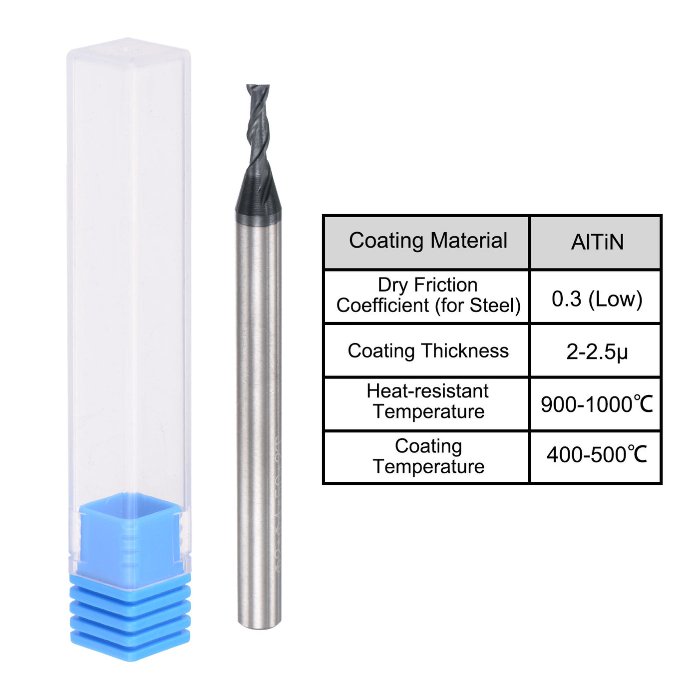 Harfington Carbide Coated Square End Mill Cutting Milling