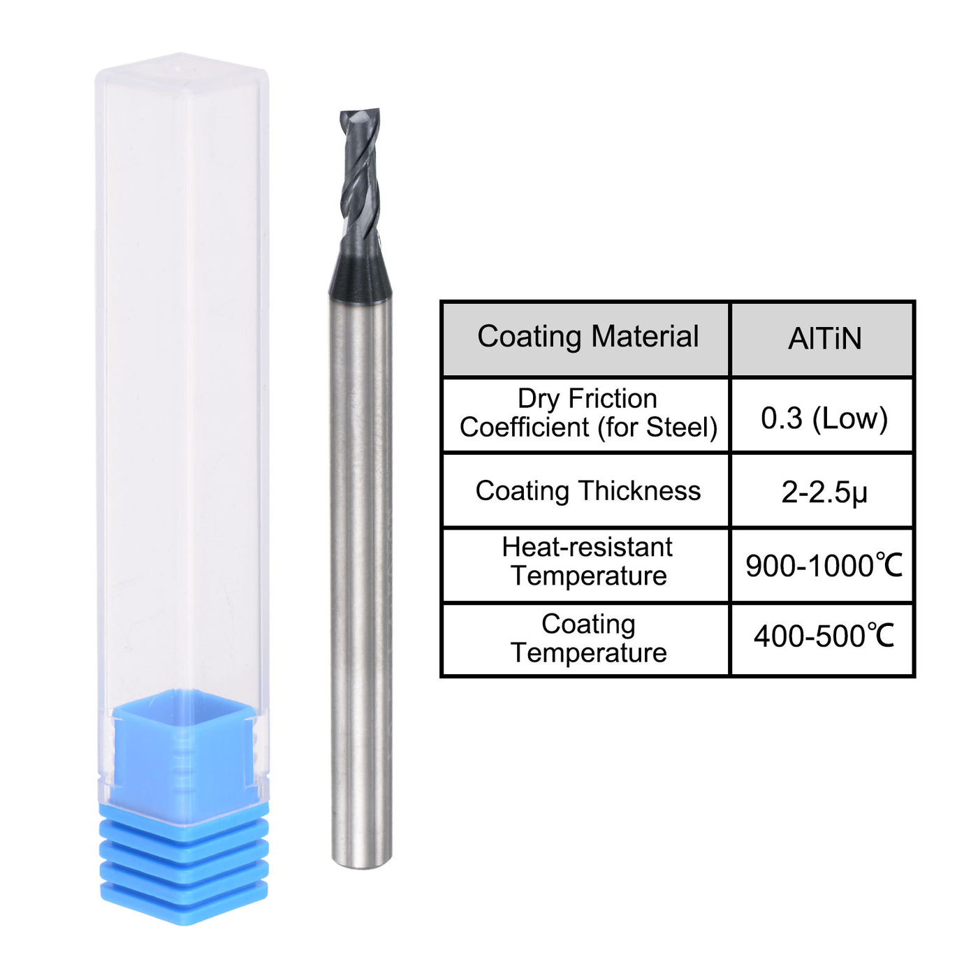 Harfington Carbide Coated Square End Mill Cutting