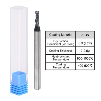 Harfington Carbide Coated Square End Mill Cutting