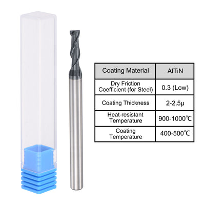 Harfington Carbide Coated Square End Mill Cutting Milling