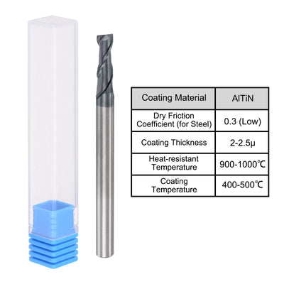 Harfington Carbide Coated Square End Mill Cutting Milling