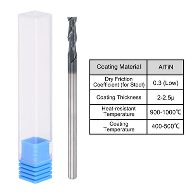Harfington Carbide Coated Square End Mill Cutting
