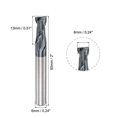 Harfington Carbide Coated Square End Mill Cutting