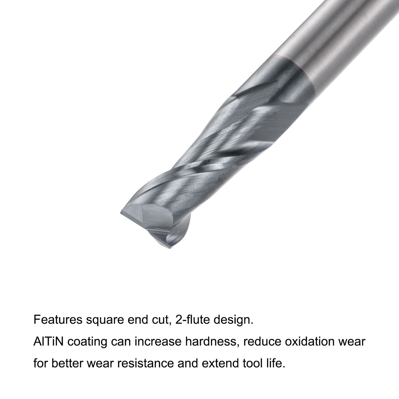 Harfington Carbide Coated Square End Mill Cutting
