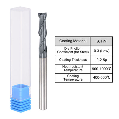 Harfington Carbide Coated Square End Mill Cutting