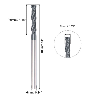 Harfington Carbide Coated Square End Mill Cutting