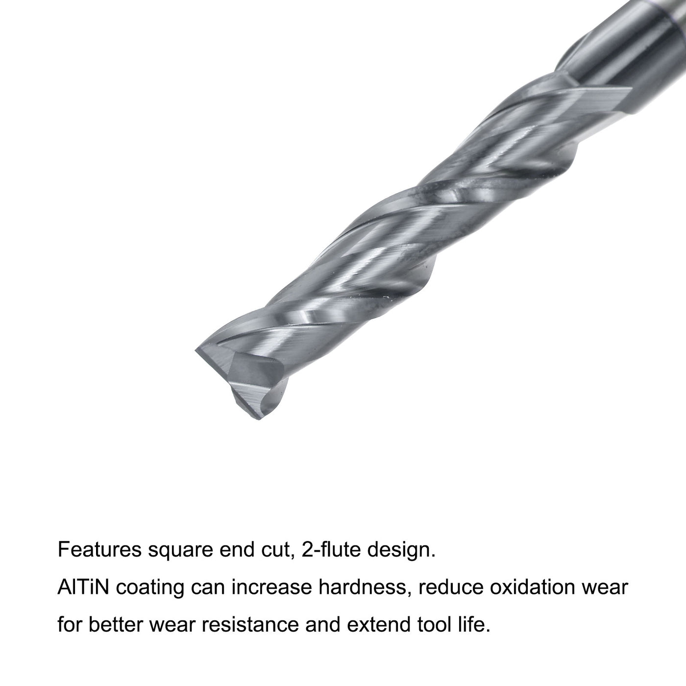 Harfington Carbide Coated Square End Mill Cutting