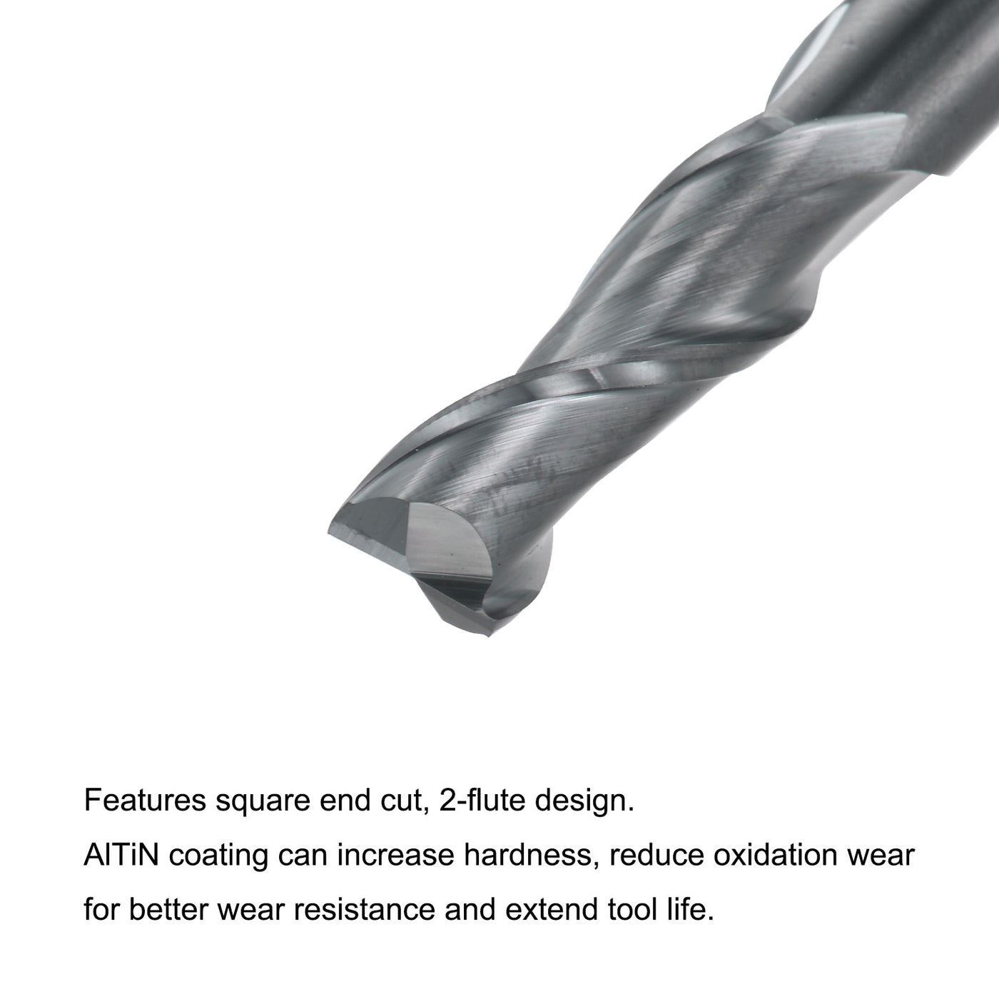 Harfington Carbide Coated Square End Mill Cutting