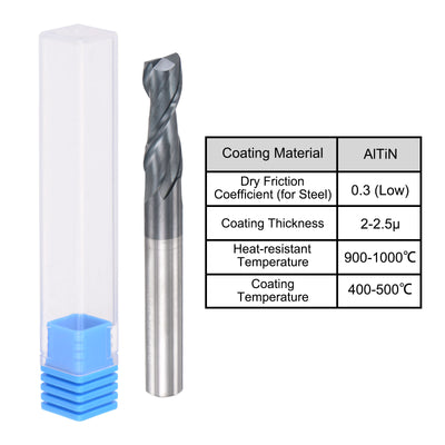 Harfington Carbide Coated Square End Mill Cutting
