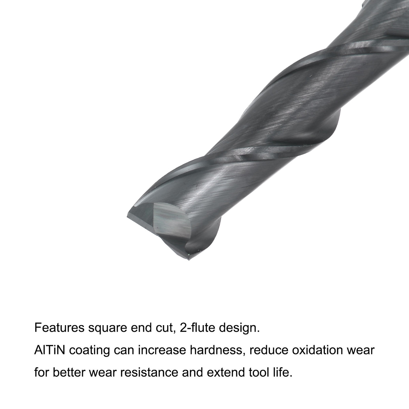 Harfington Carbide Coated Square End Mill Cutting