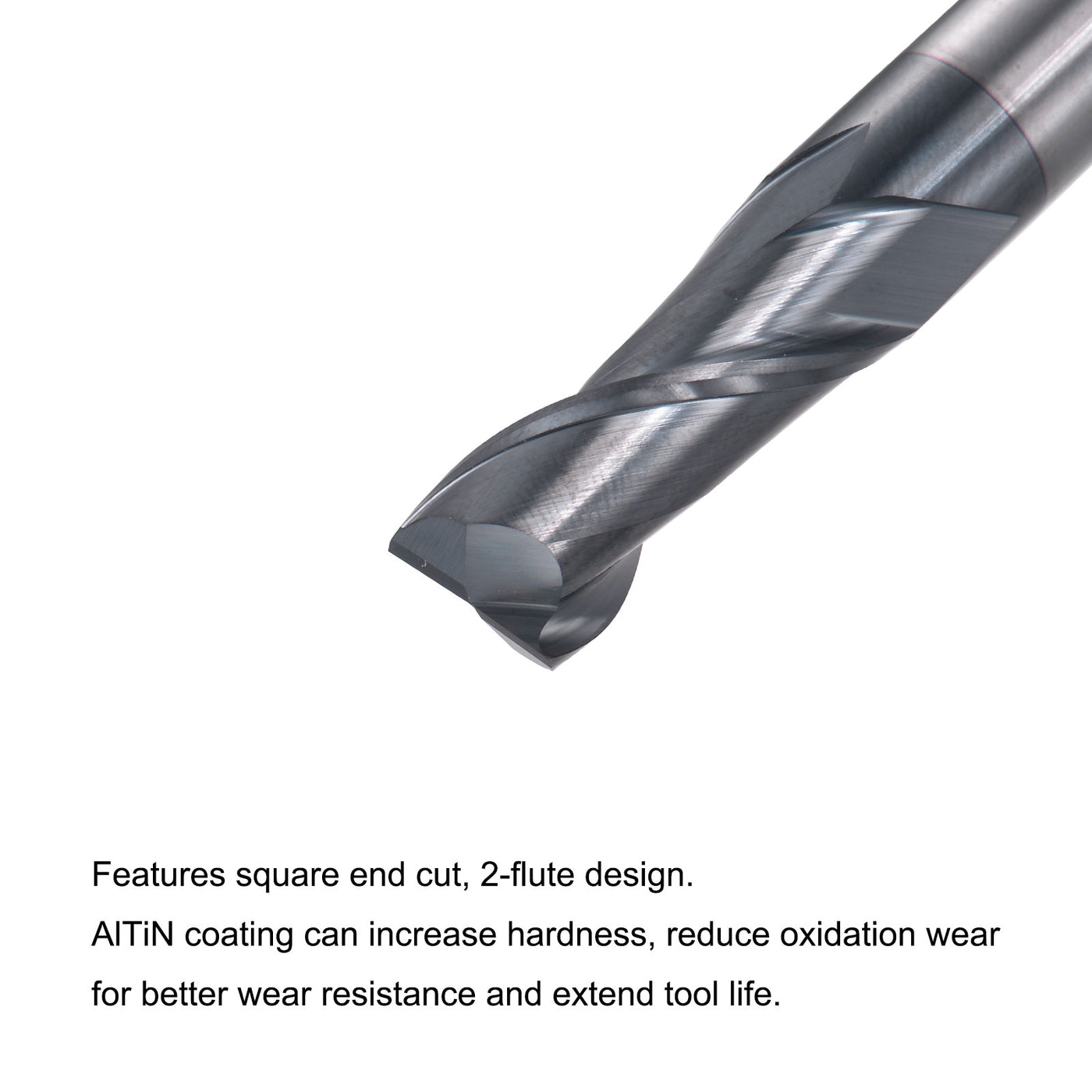 Harfington Carbide Coated Square End Mill Cutting
